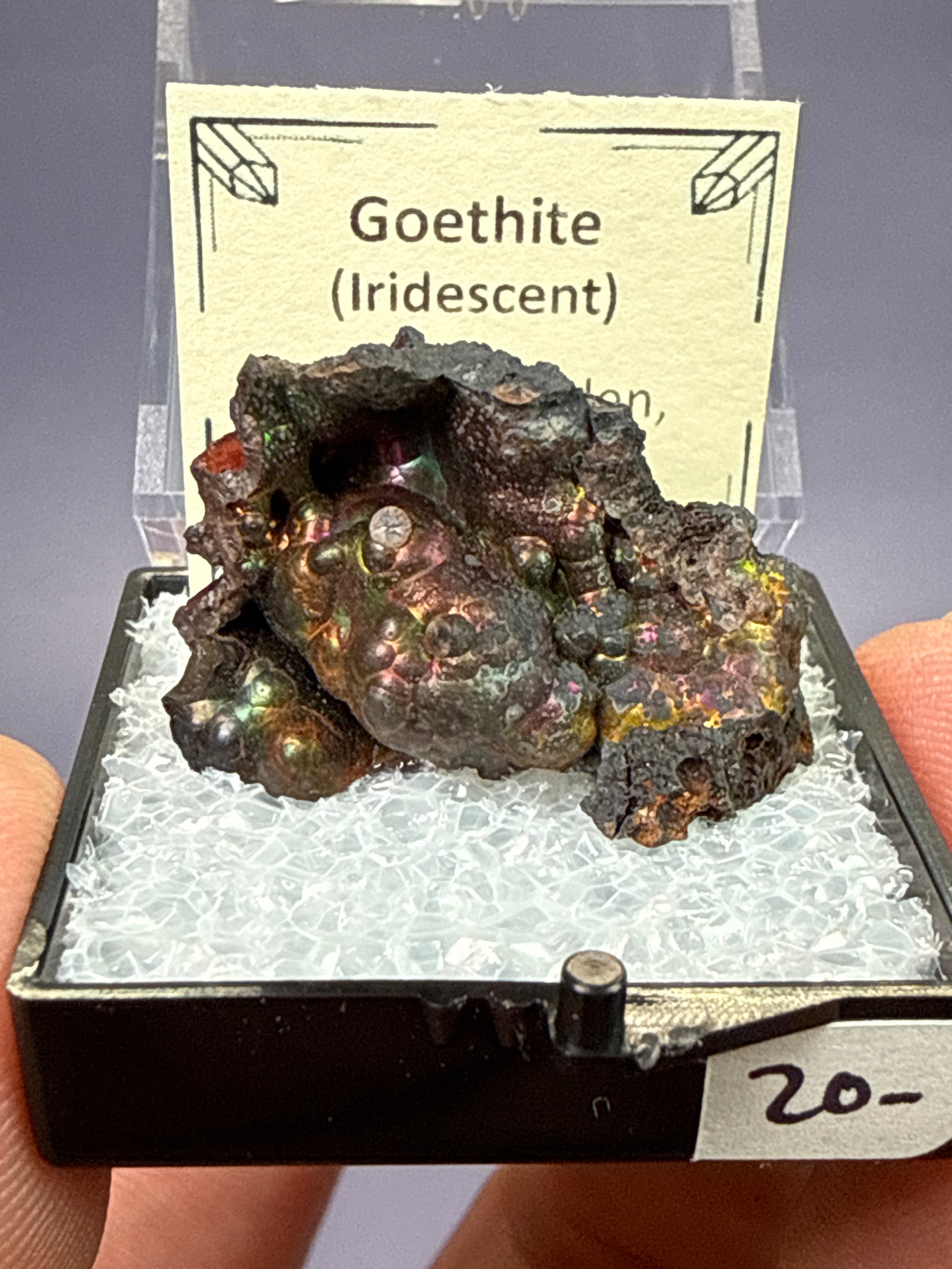 Auction Win: Goethite (Iridescent) “Turgite”
