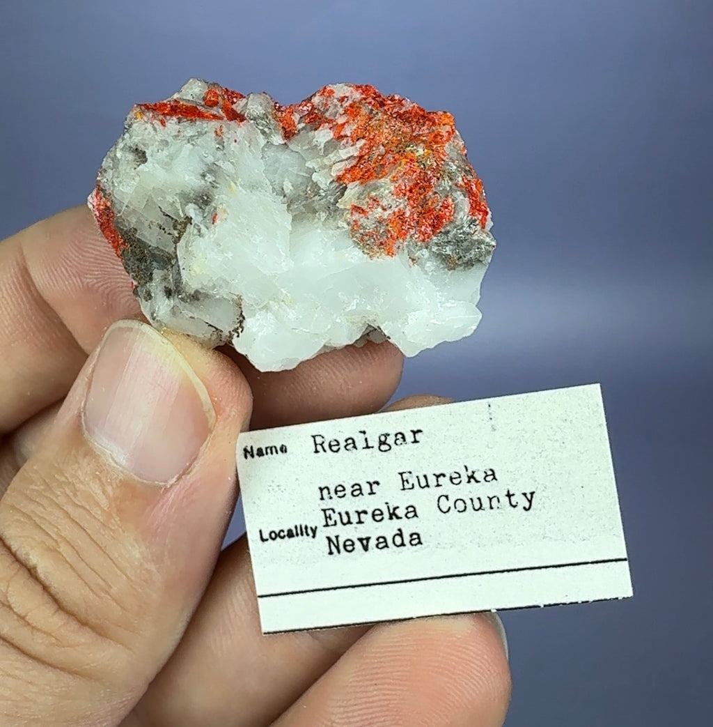 Auction Win: Realgar (arsenic sulfide)
