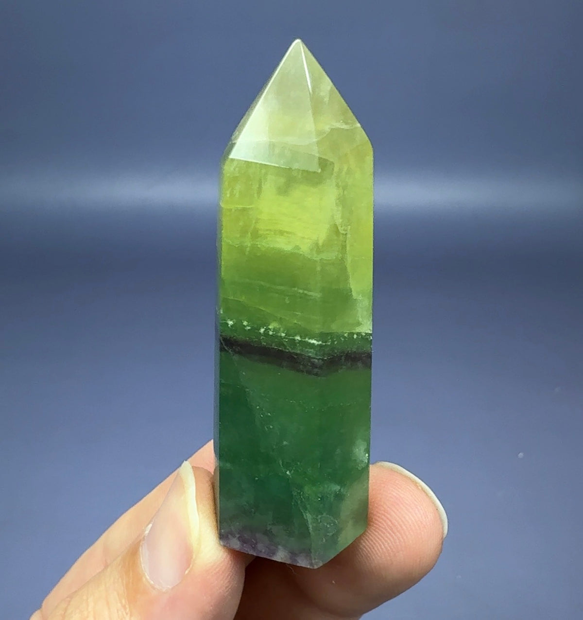 Auction Win: ‘Lemon-Lime’ Fluorite (polished)