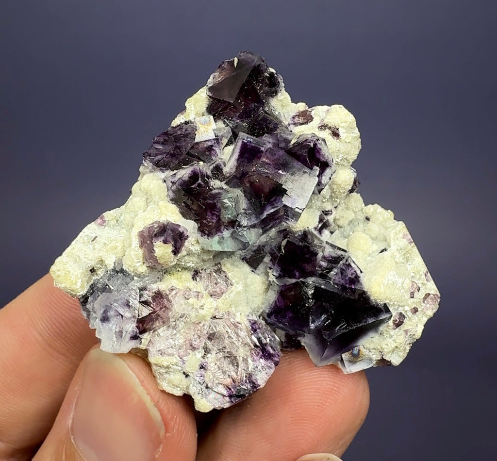 Auction Win: Fluorite with Muscovite (colorful zoning!)
