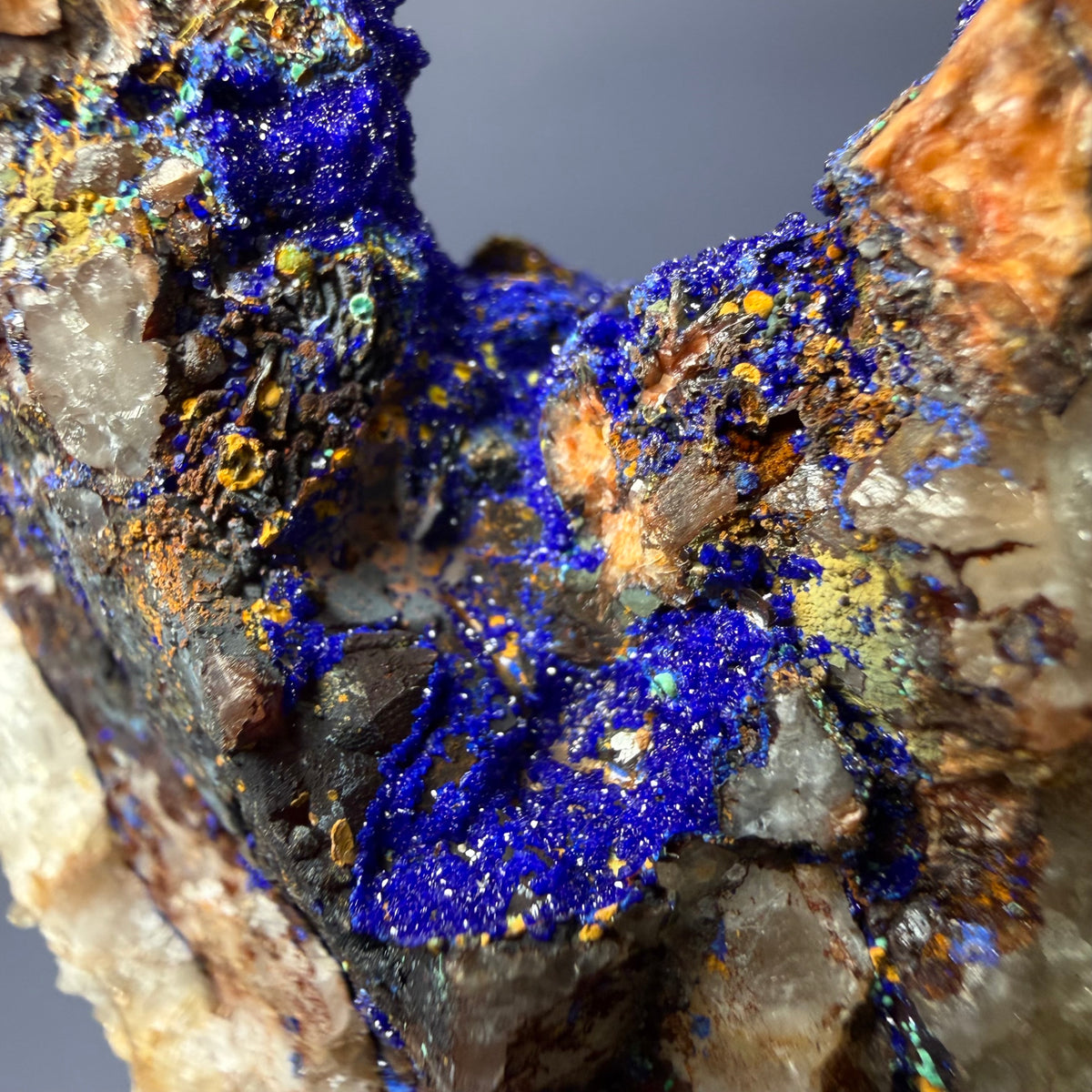 Azurite and Malachite (Interesting Forms)