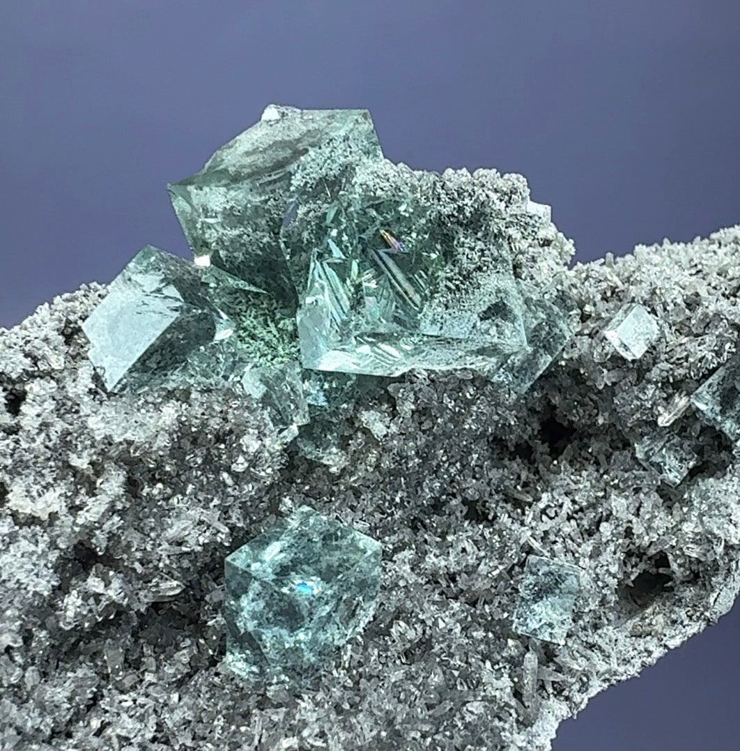 Auction Win: Fluorite on Quartz (glassy)