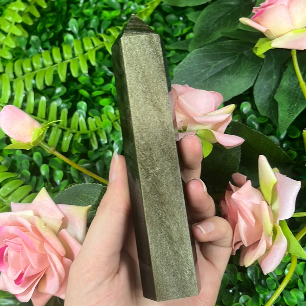 Gold Sheen Obsidian Tower