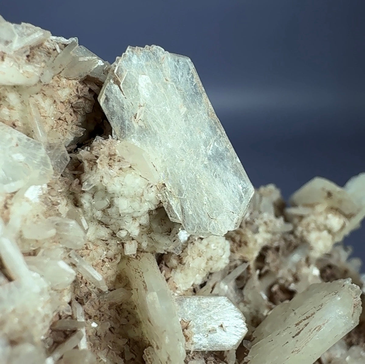 Auction Win: Stilbite with Scolecite and Apophyllite (old-collection piece)