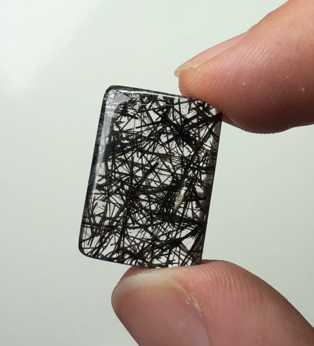 Auction Win: Schorl in Quartz (excellent composition) 19.3ct