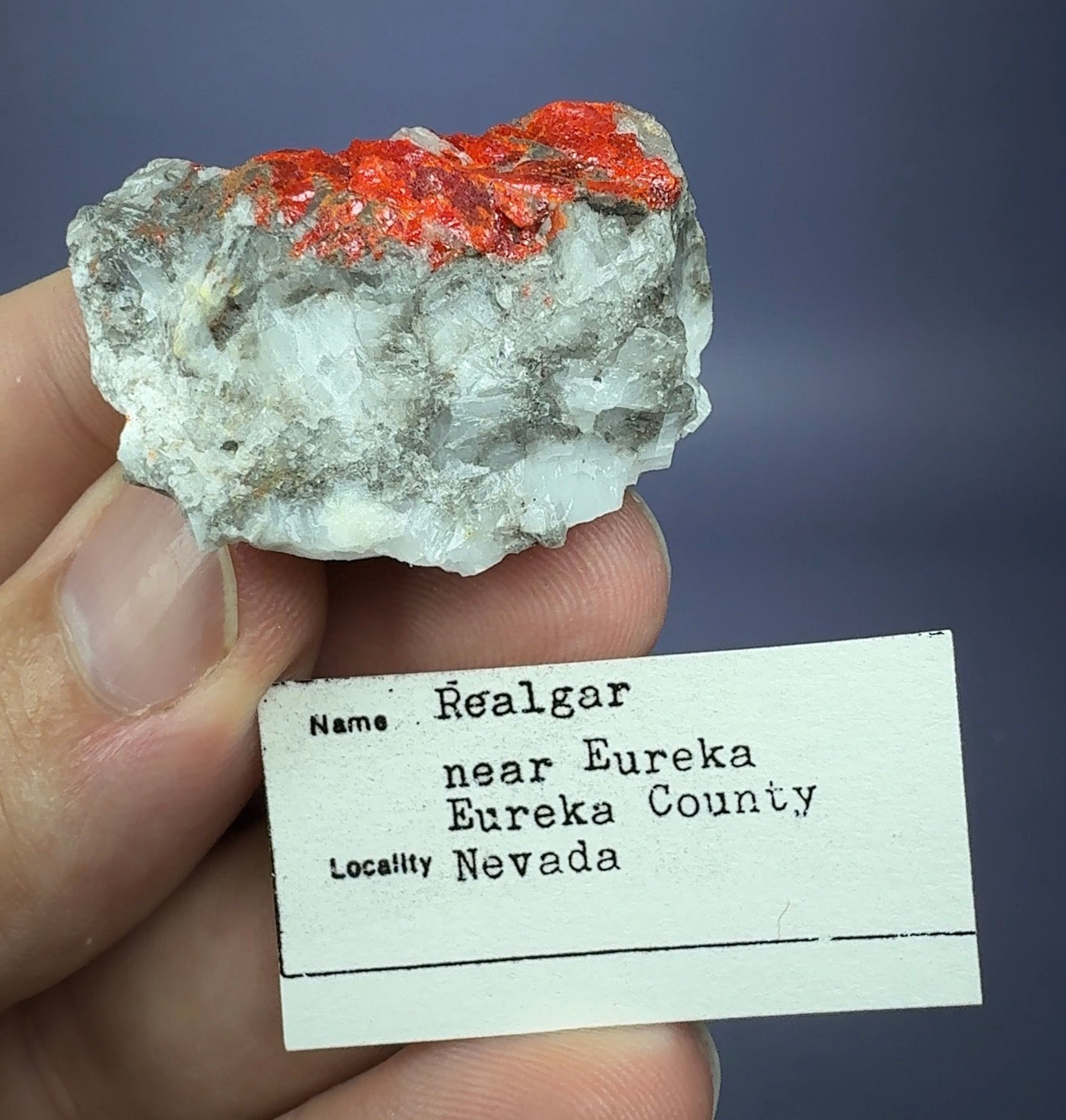 Realgar (1980’s find)