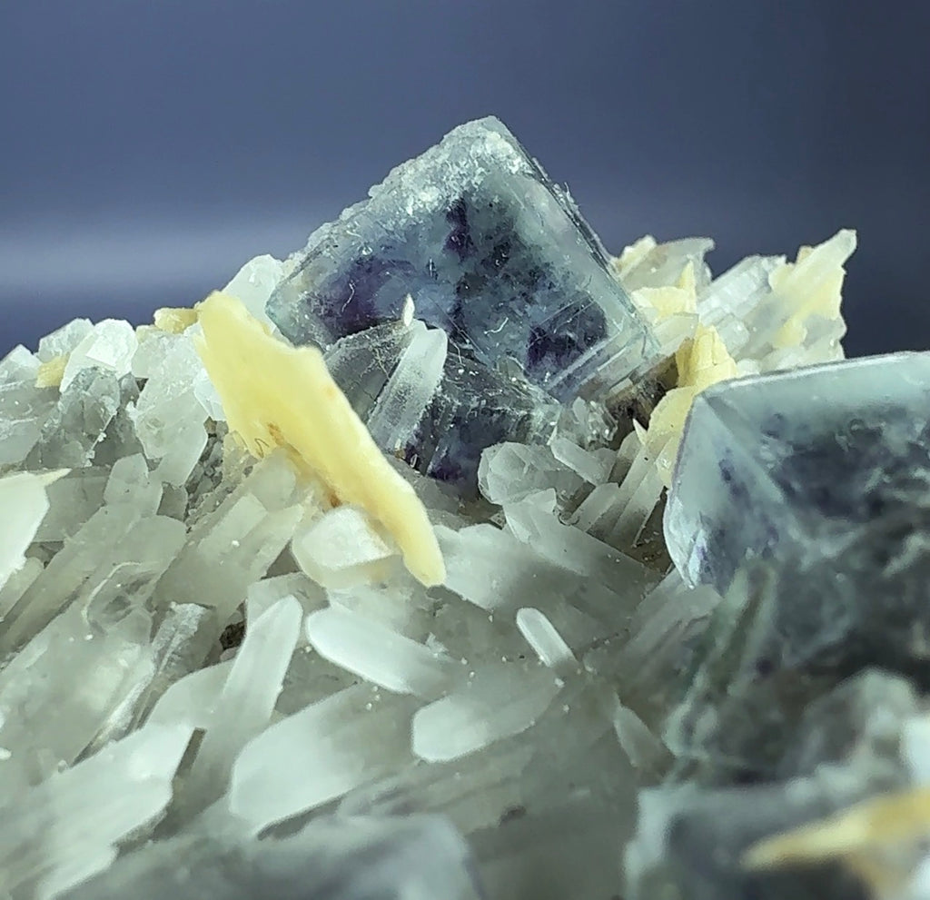 Auction Win: Fluorite with Siderite on Quartz