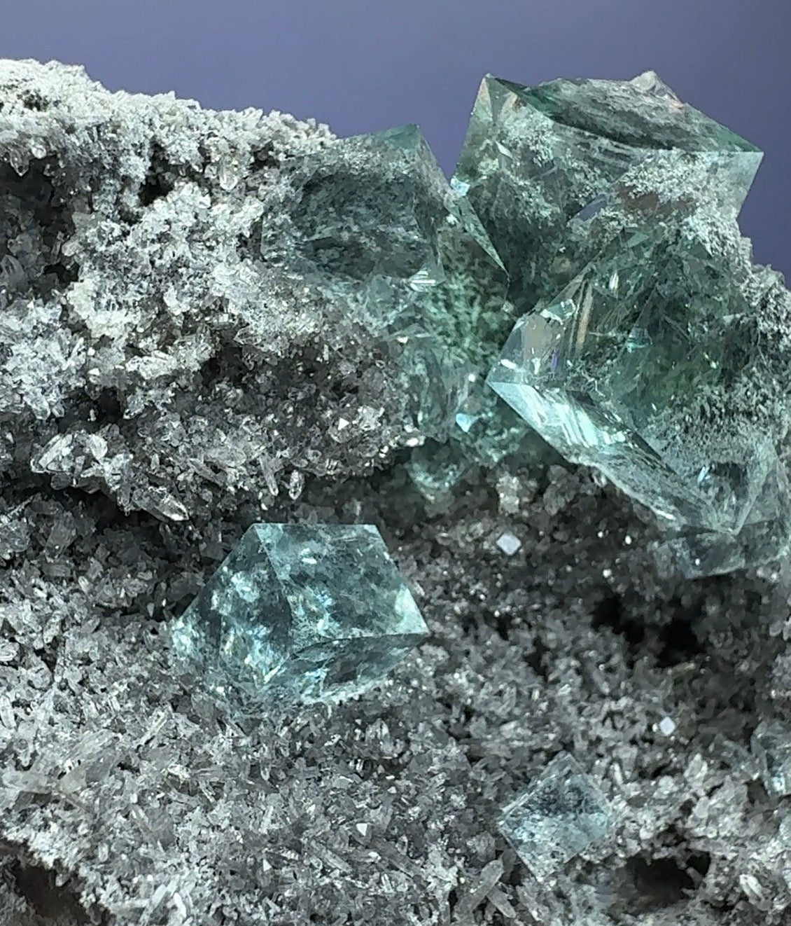 Auction Win: Fluorite on Quartz (glassy)