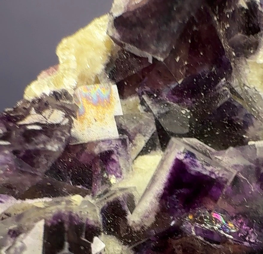 Auction Win: Fluorite with Muscovite (colorful zoning!)