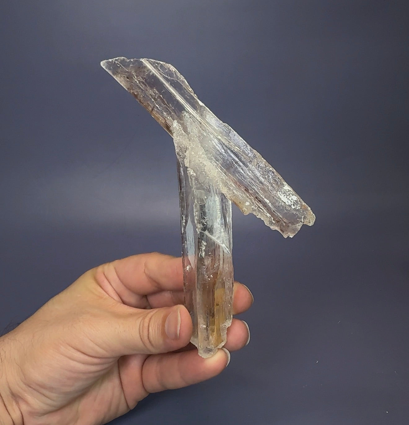 Auction Win: Gypsum var. Selenite (intergrown crystals)