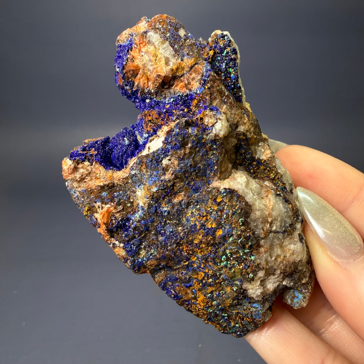 Azurite and Malachite (Interesting Forms)