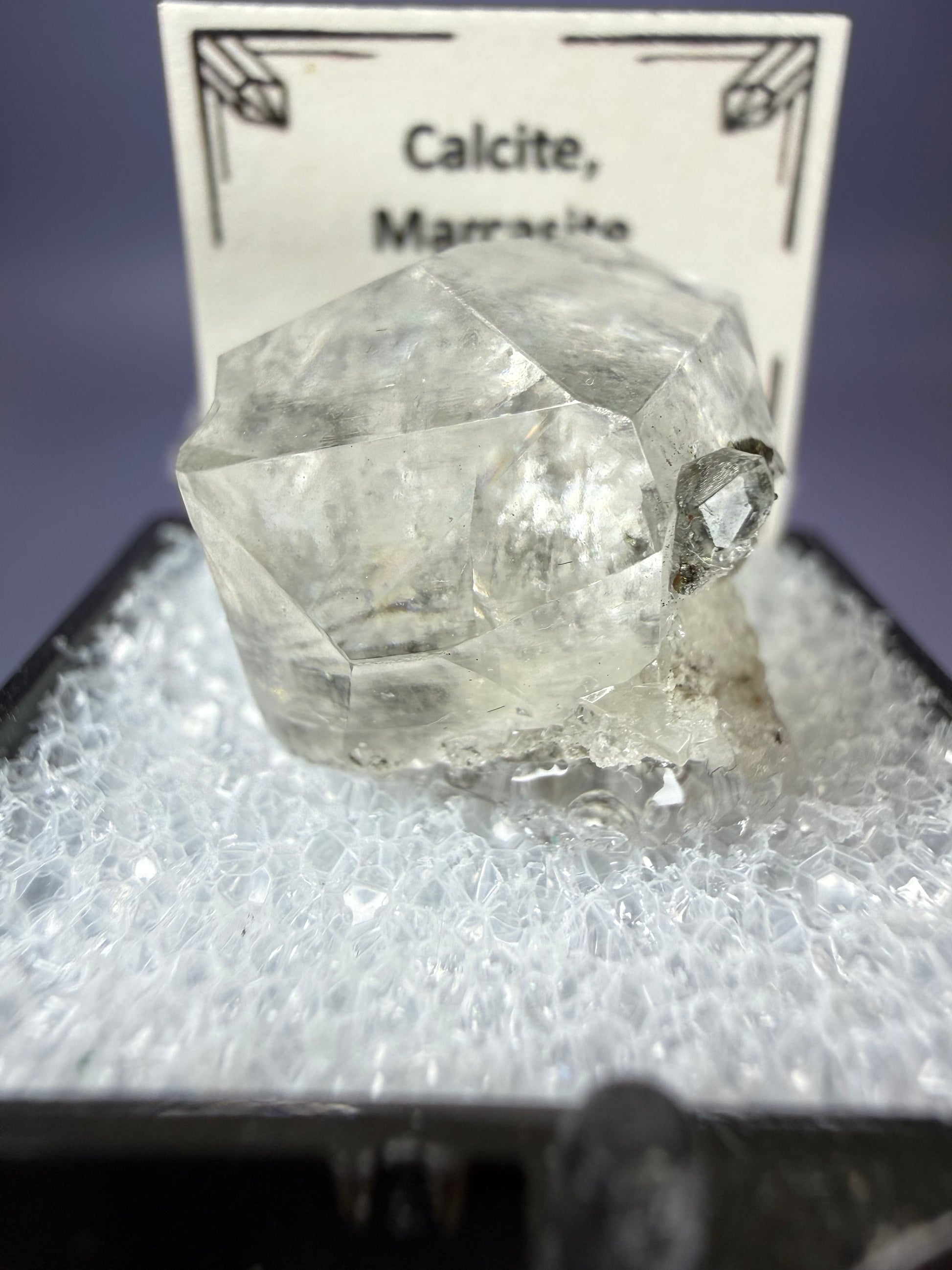 Auction Win: Linwood Calcite with Marcasite