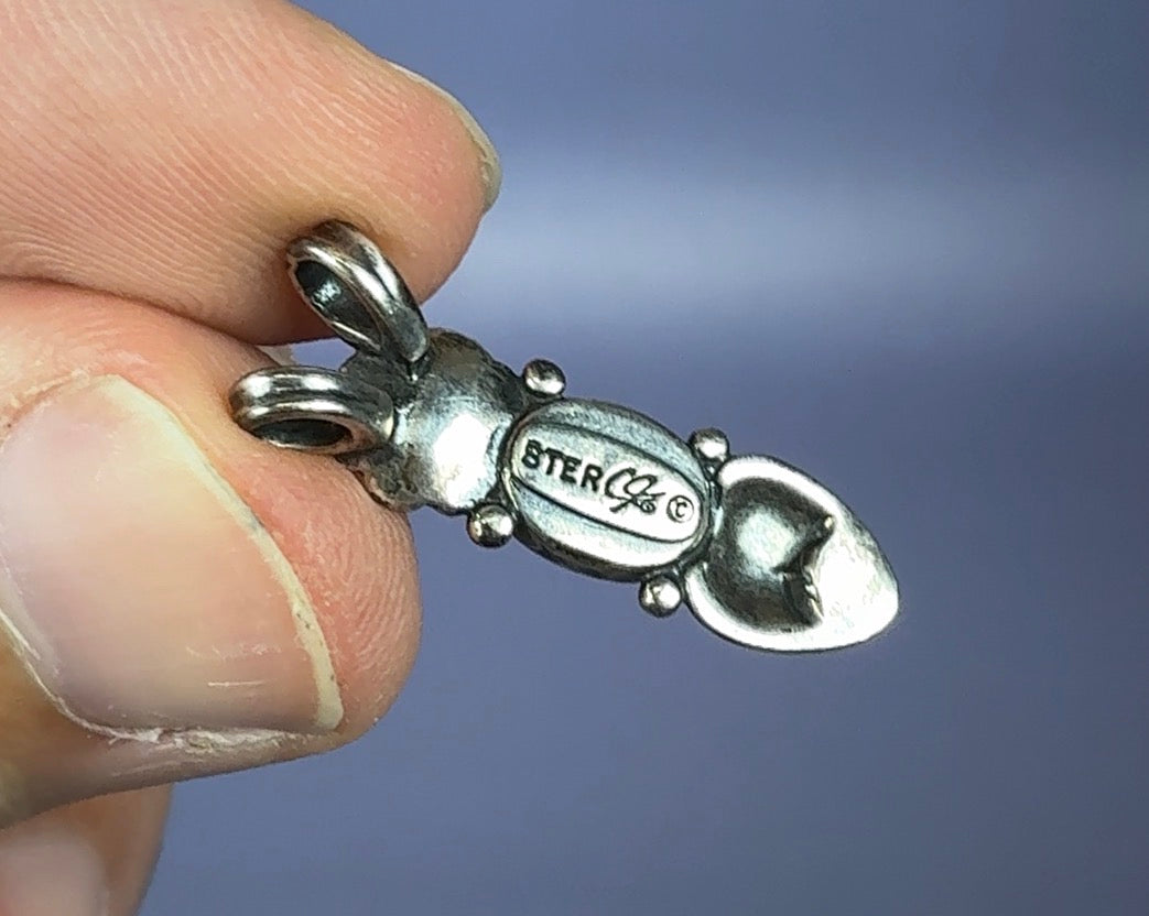 Auction Win: ‘Sleeping Beauty’ Turquoise Sterling Silver Pendant (vintage)
