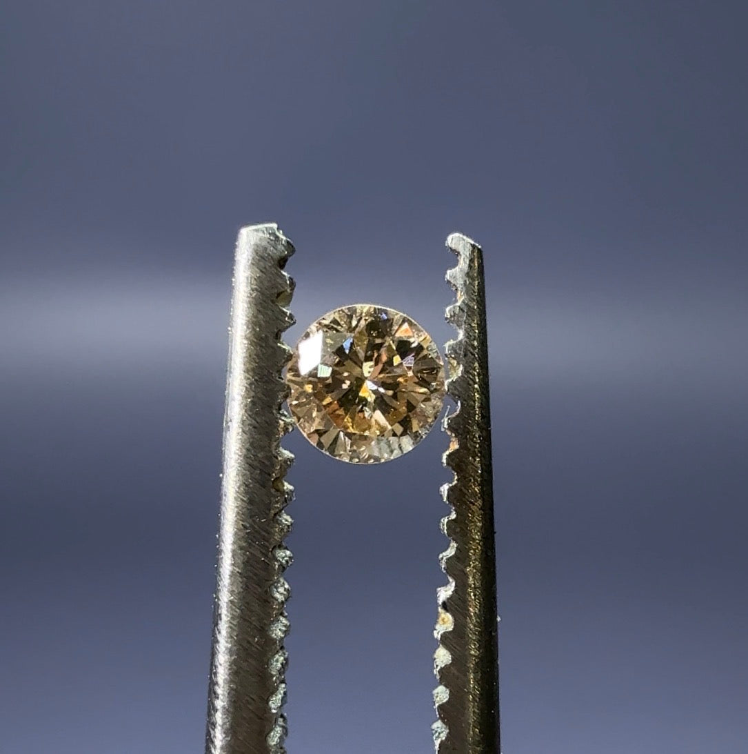 Auction Win: ‘Champagne’ Diamond .09ct
