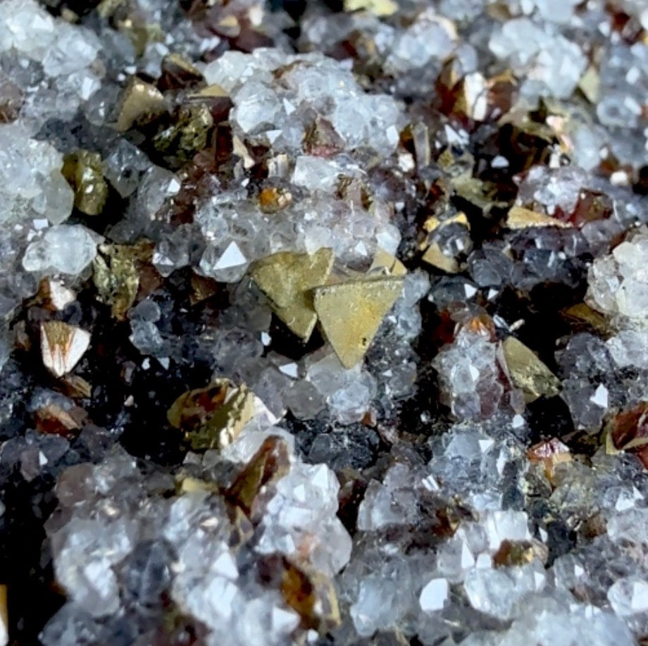 Auction Win: Chalcopyrite, Sphalerite, and Quartz (mined pre-1972)