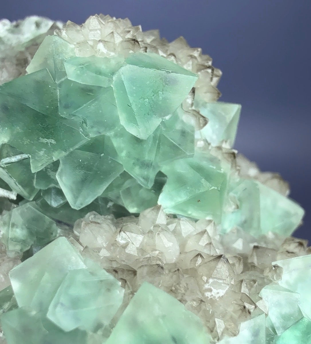 Auction Win: Octahedral Fluorite with Smoky Quartz