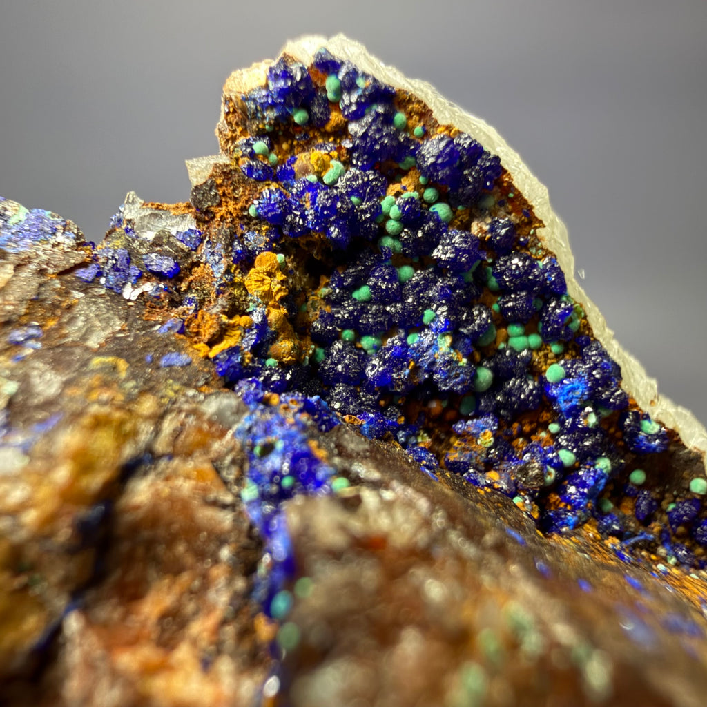 Azurite and Malachite (Interesting Forms)