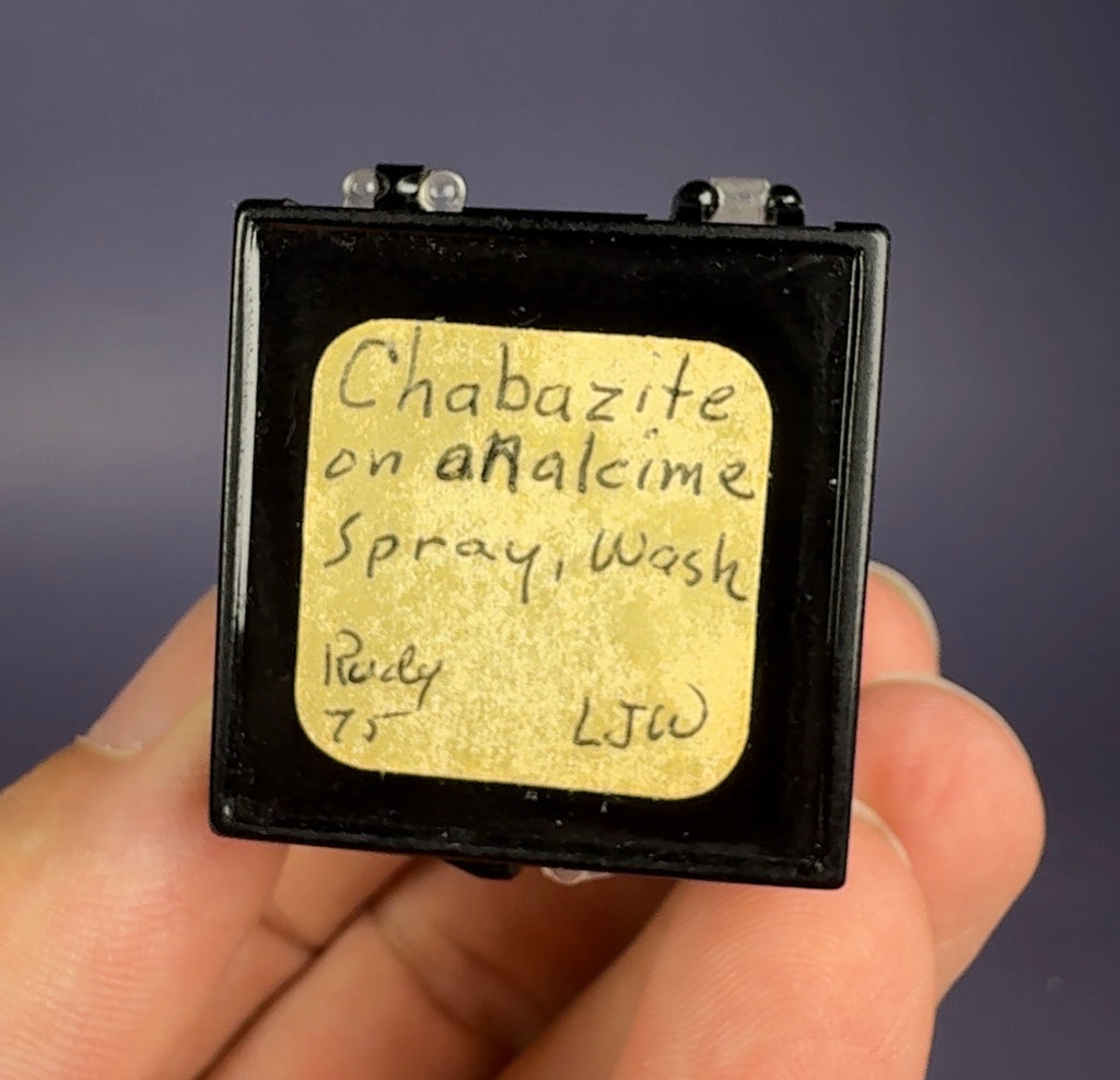 Auction Win: Chabasite on Analcime (old collection piece)