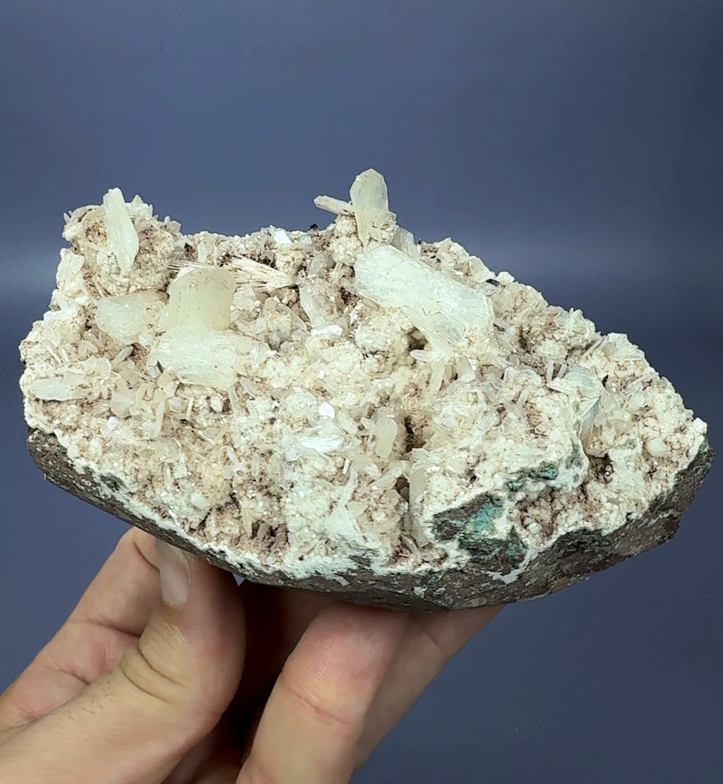 Auction Win: Stilbite with Scolecite and Apophyllite (old-collection piece)