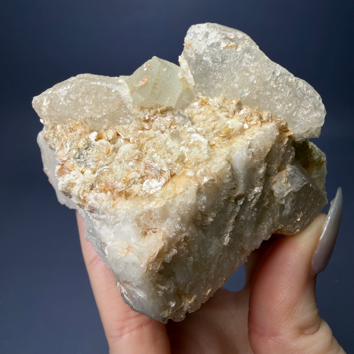 Auction Win: Beryl (Goshenite-Aquamarine) with Quartz and Muscovite