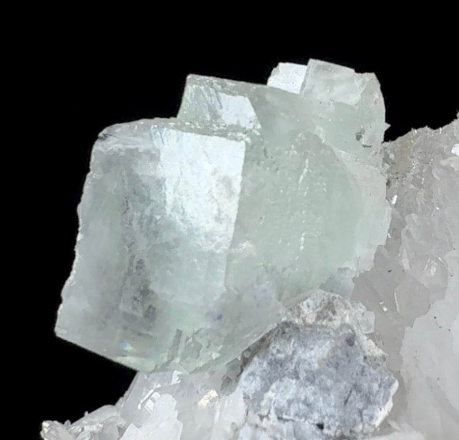 Auction Win: Fluorite on Quartz