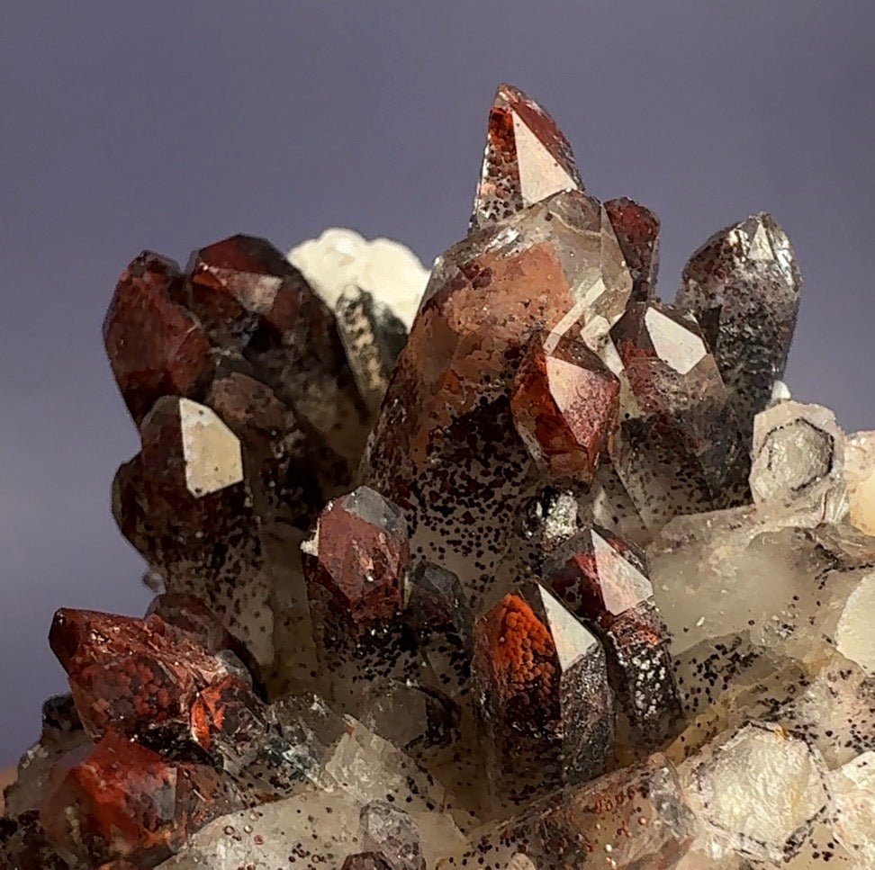 Auction Win: Hematite ‘Phantom’ Quartz (great color!)