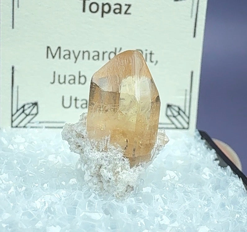 Auction Win: ‘Sherry’ Topaz (great color and clarity)