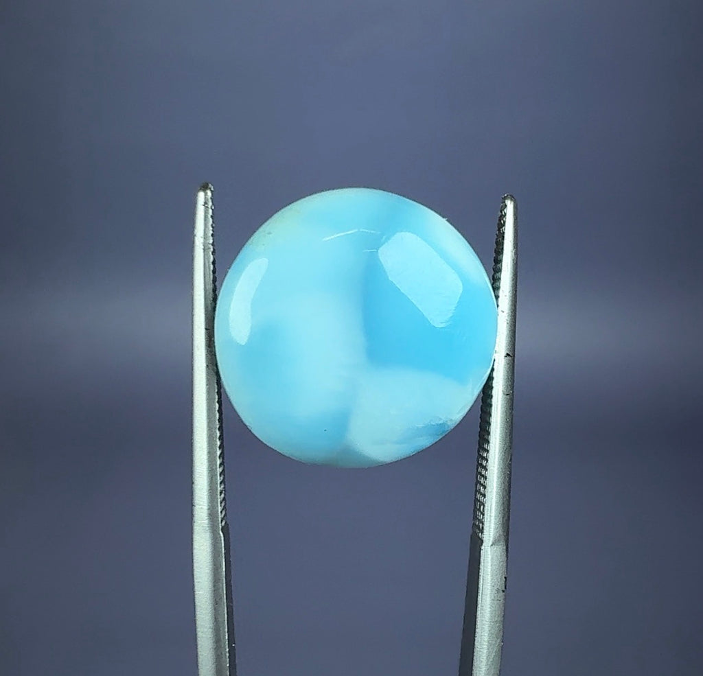 Auction Win: Larimar Cabochon (excellent color) 13.8ct