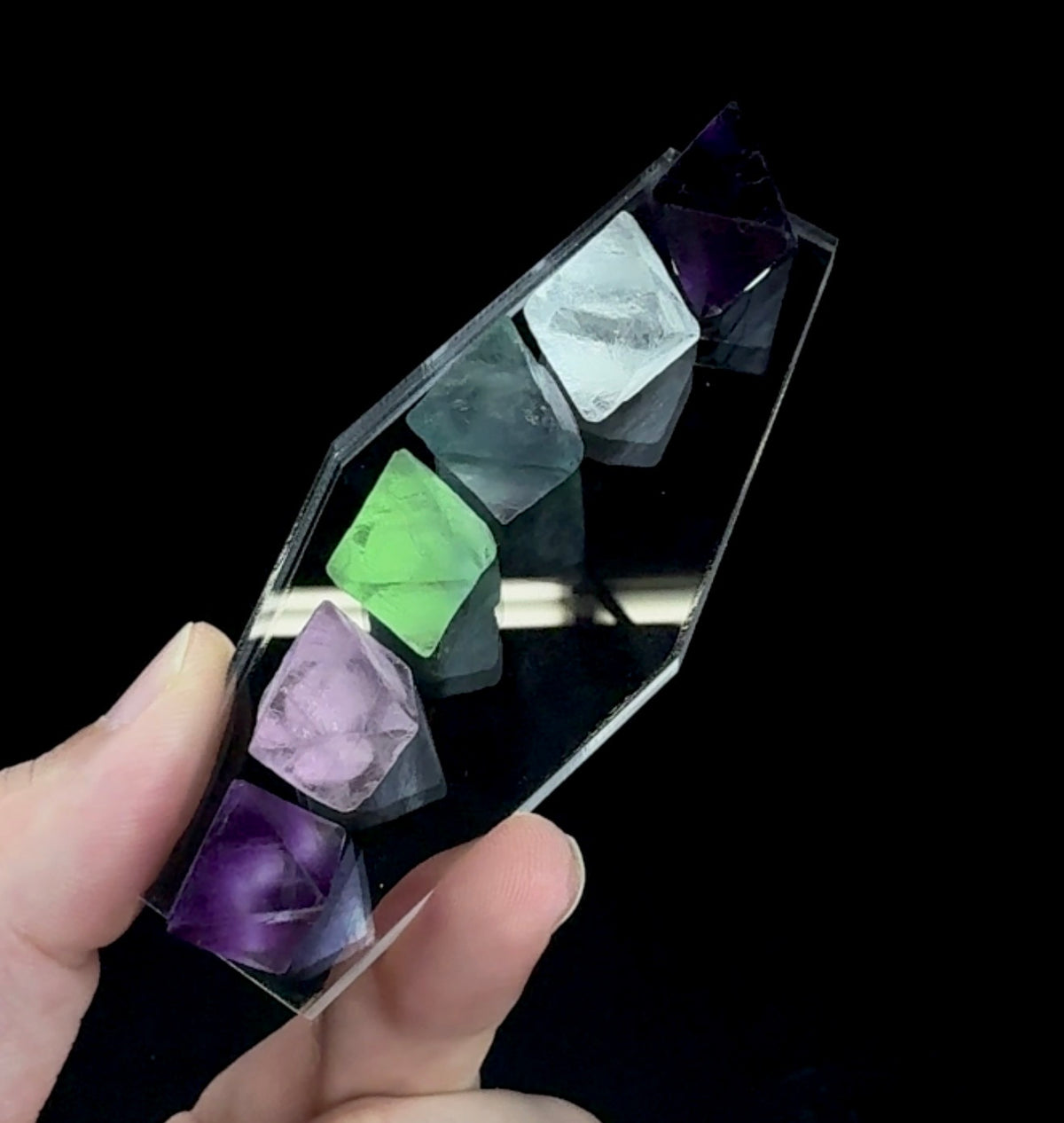 Auction Win: Fluorite Octahedron Set
