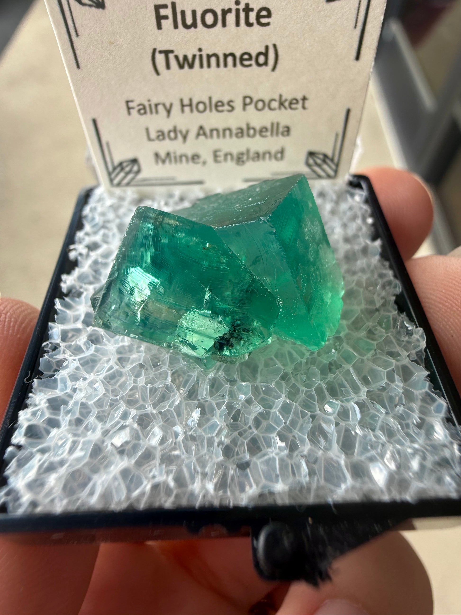 Auction Win: Lady Annabella Mine Fluorite (Twinned)