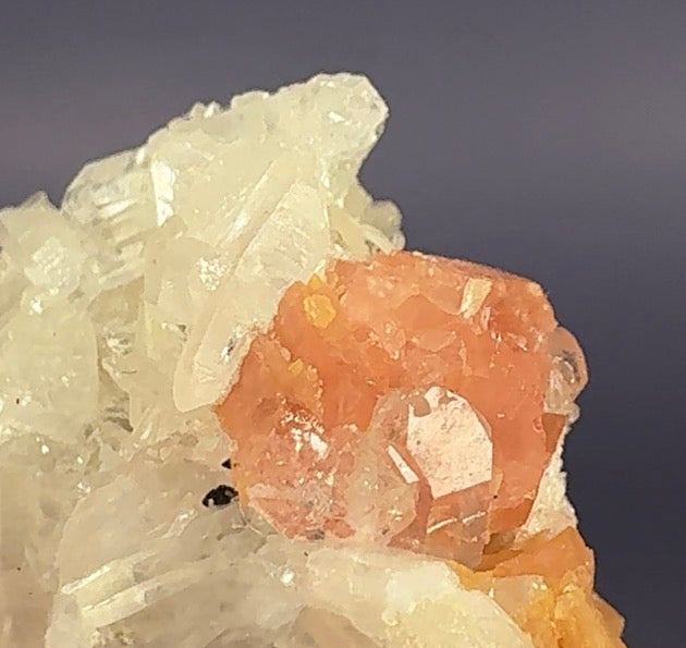 Auction Win: Rhodochrosite with Quartz (closed mine)
