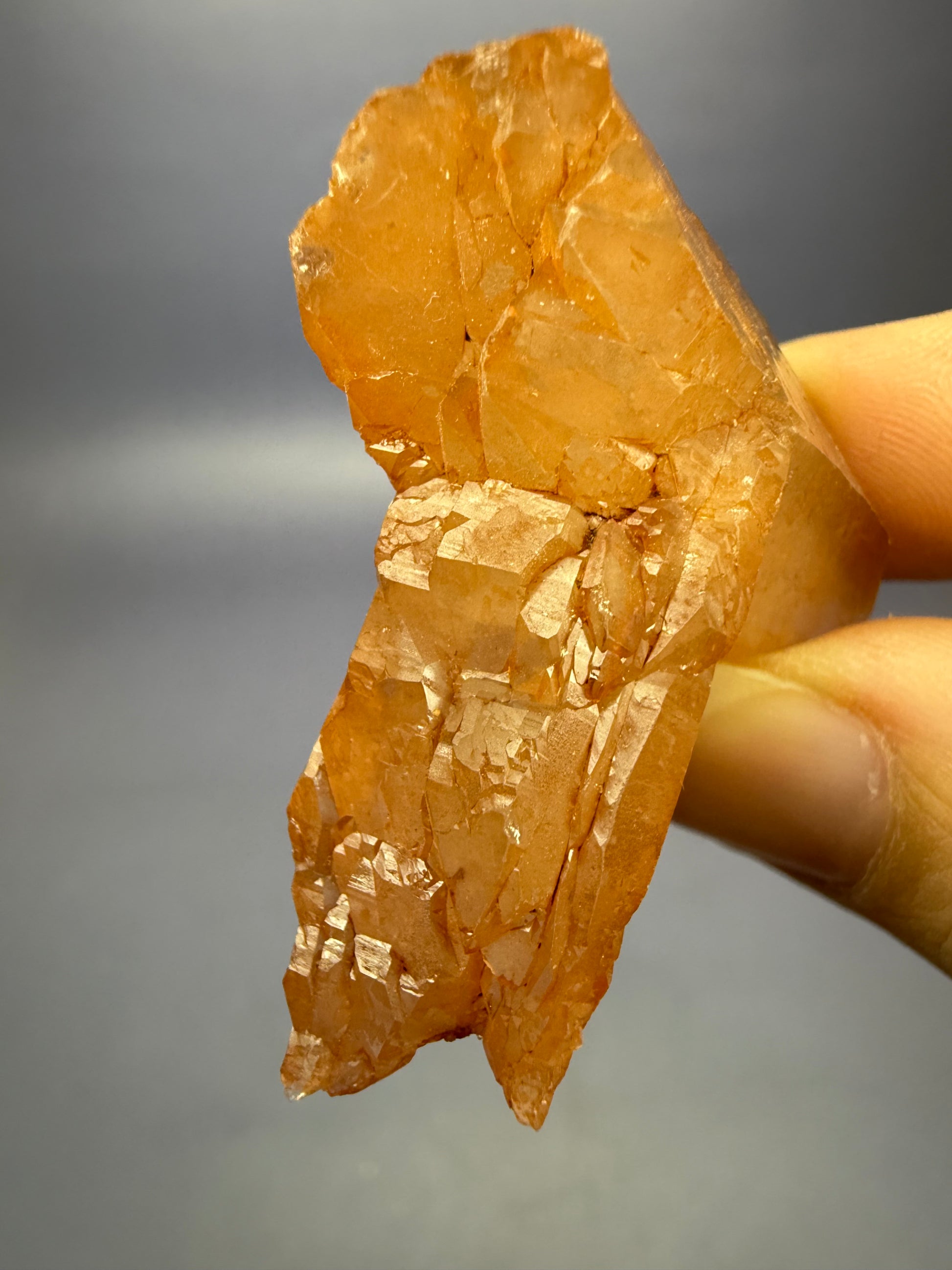 Auction Win: Tangerine “Lemurian” Quartz