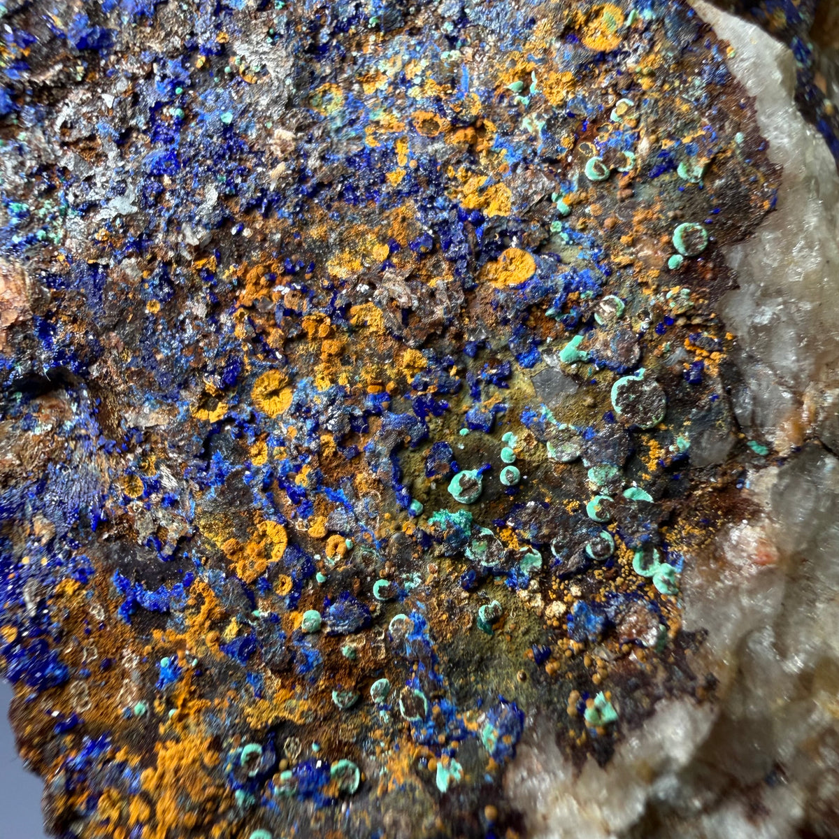 Azurite and Malachite (Interesting Forms)