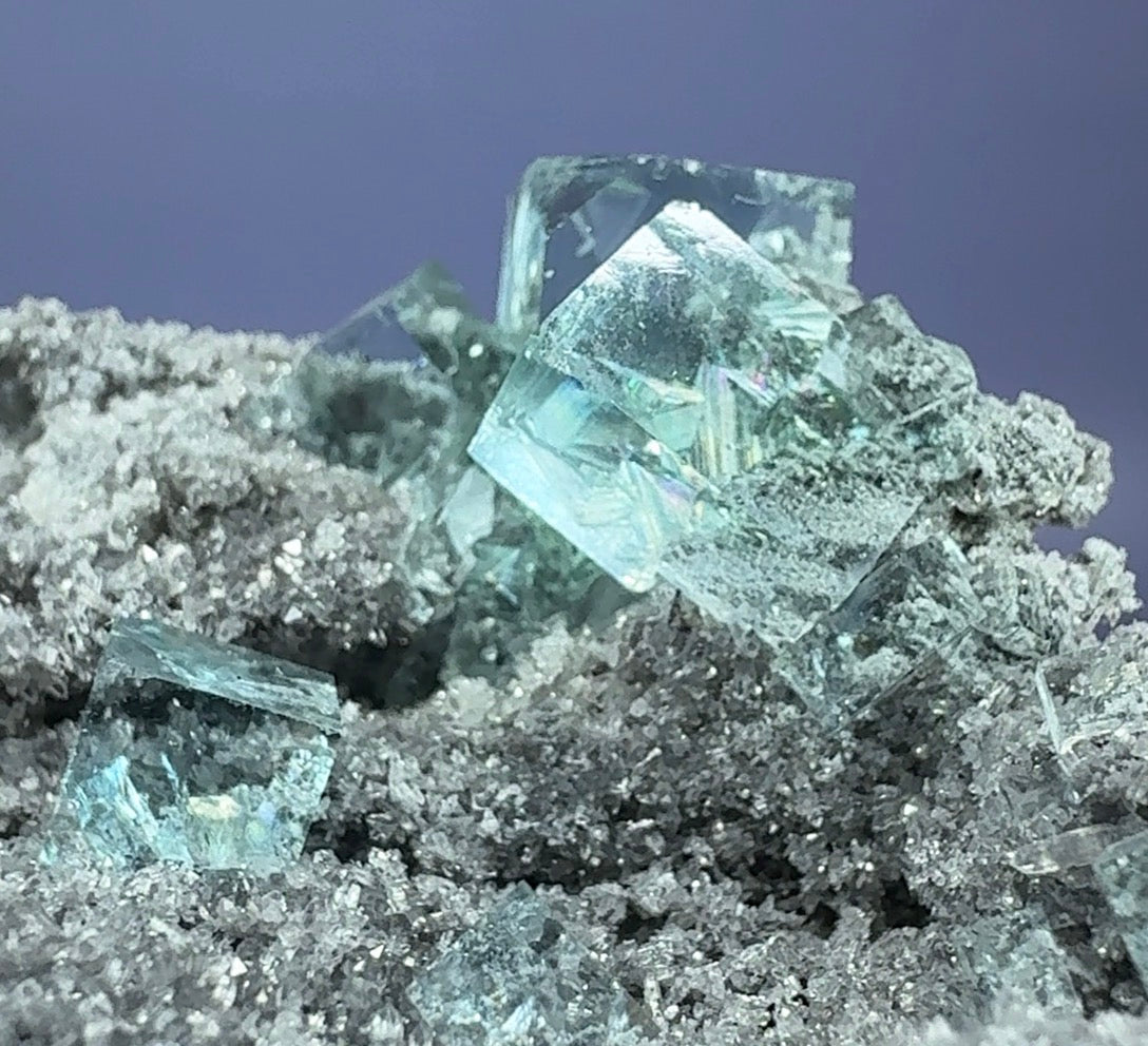 Auction Win: Fluorite on Quartz (glassy)