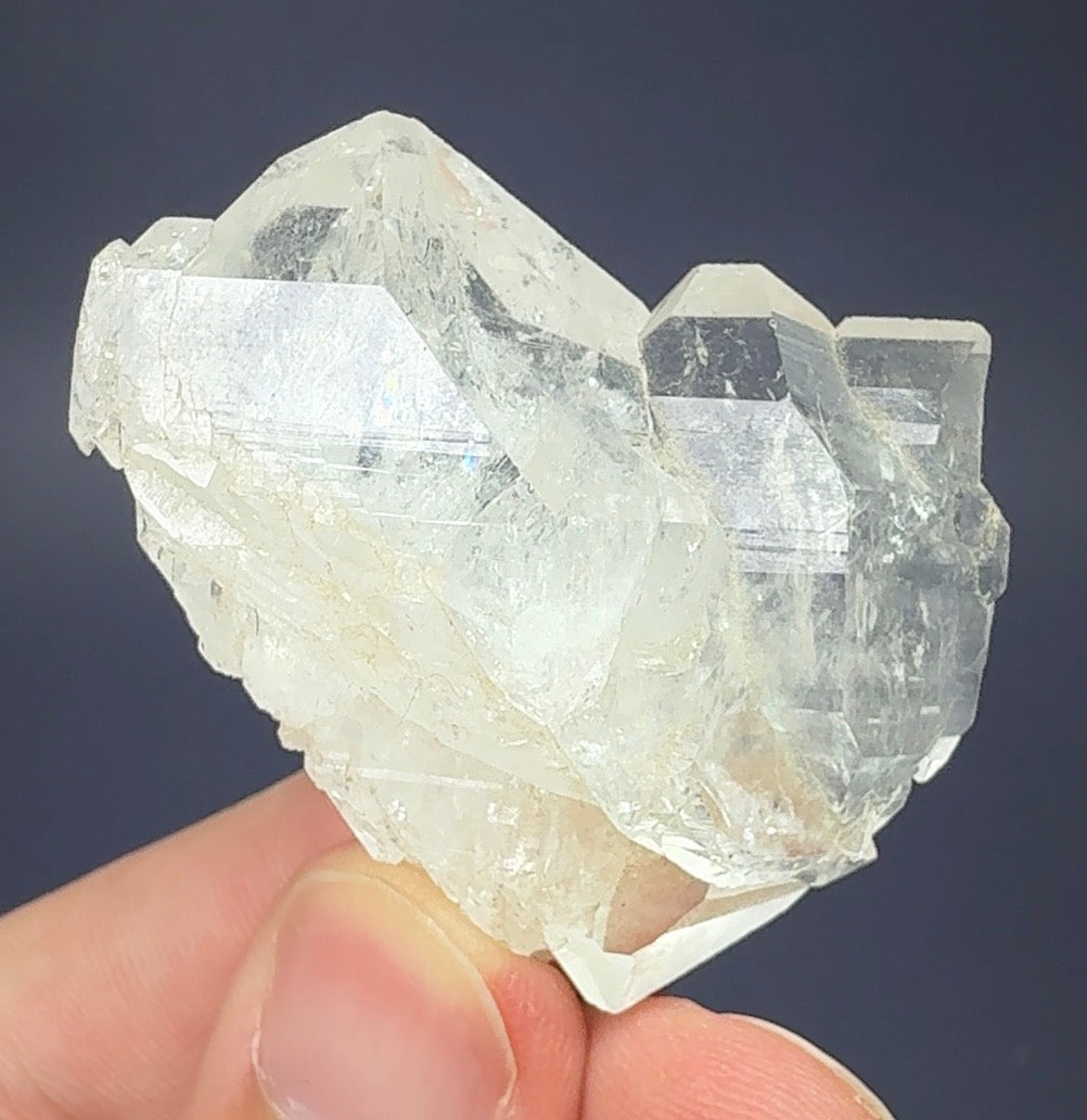 Auction Win: Quartz var. Faden (doubly-terminated)