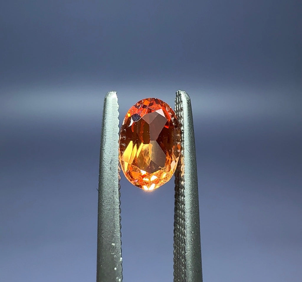 Auction Win: Sapphire .52ct (presumed lab-grown)