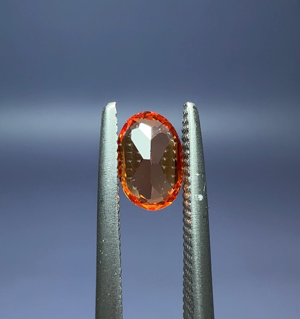 Auction Win: Sapphire .52ct (presumed lab-grown)