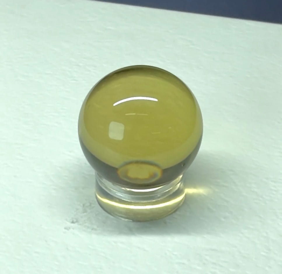 Auction Win: Citrine Sphere (deep, natural color)