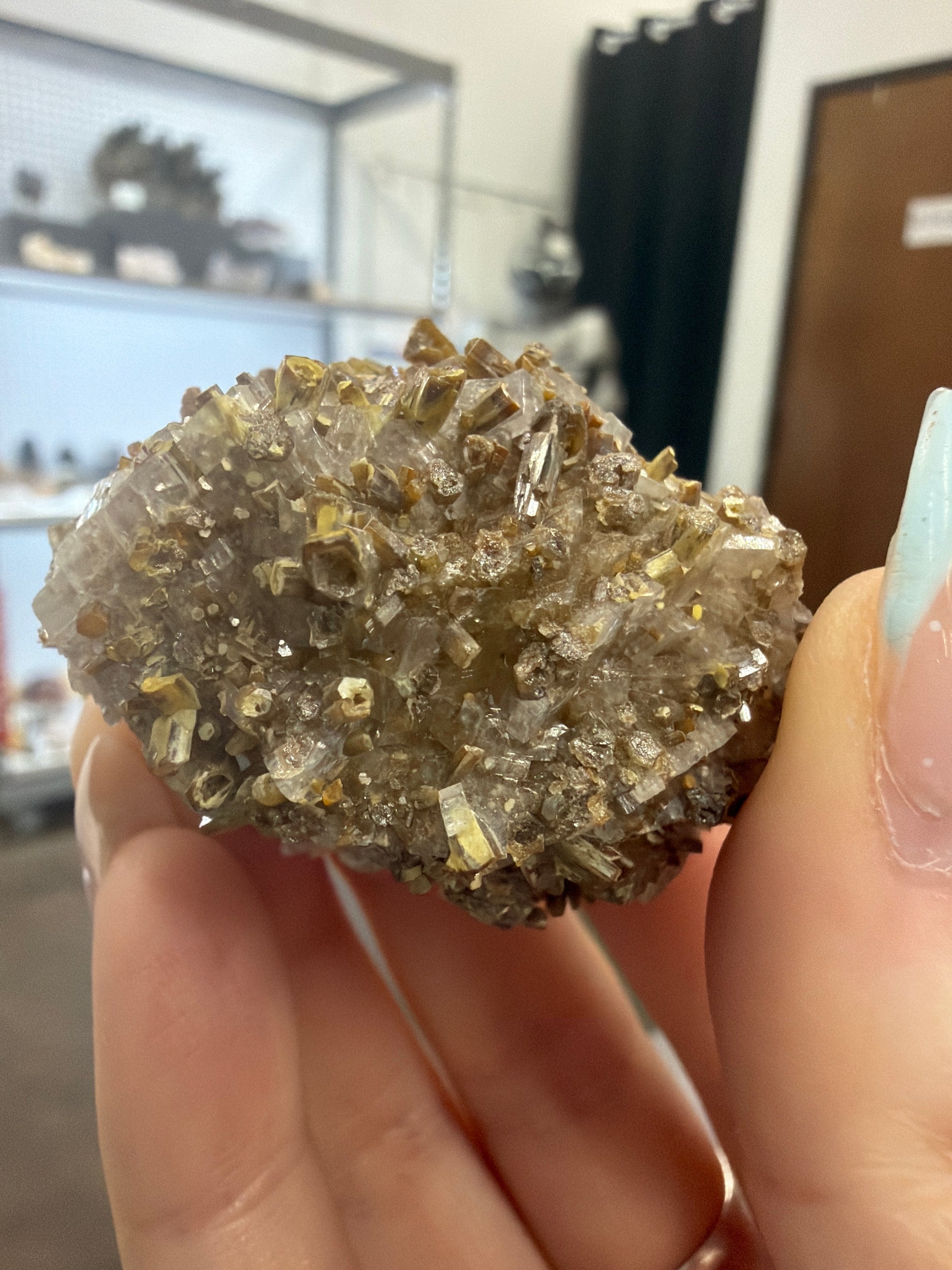 Auction Win: Vanadinite (hoppered) on Calcite