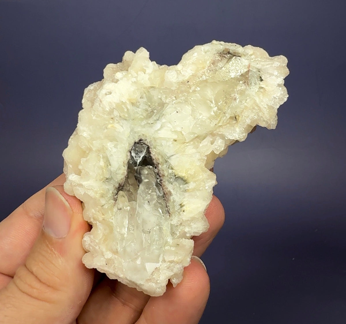 Auction Win: Calcite on Calcite (two habits & fluorescent!)