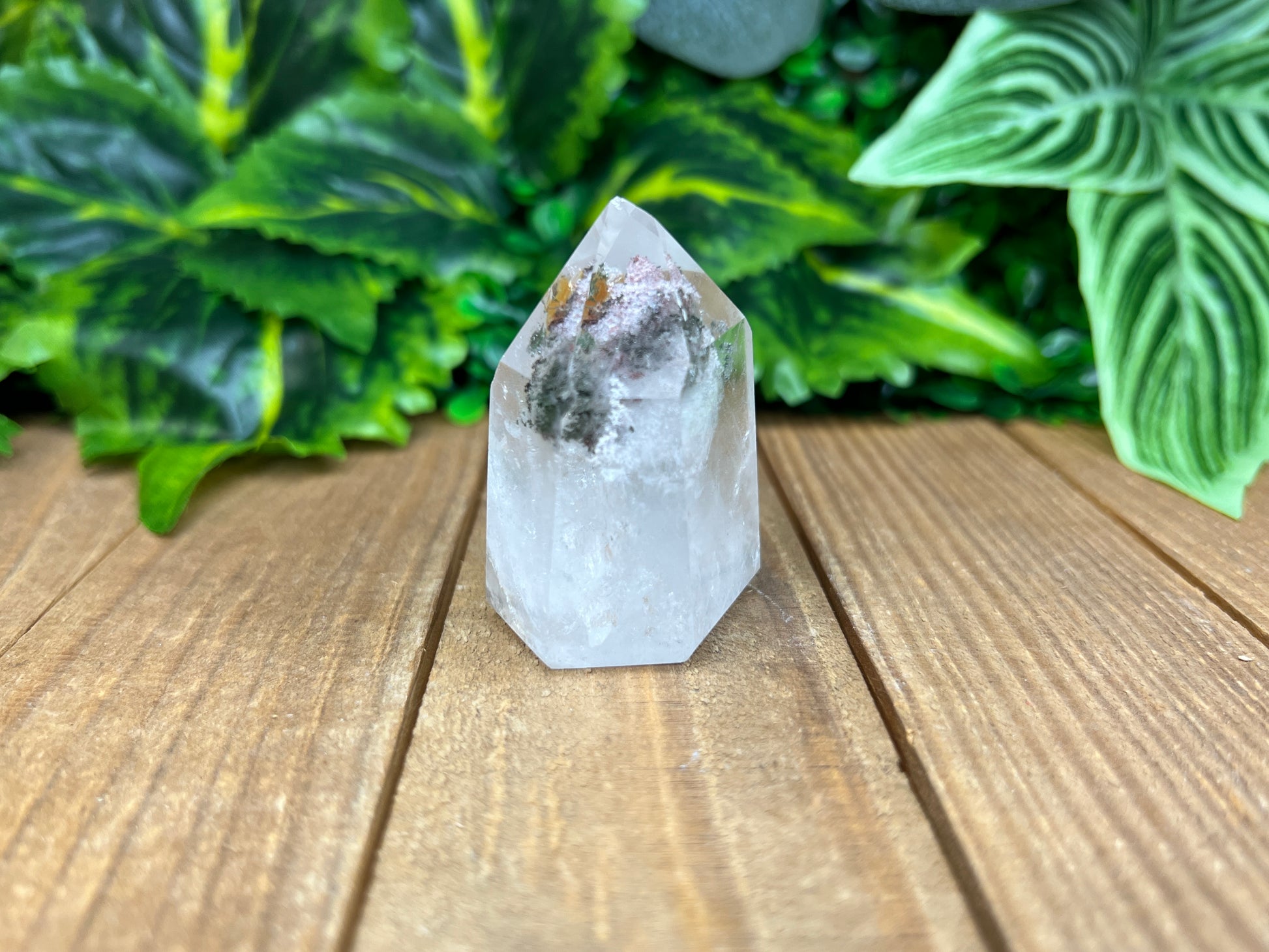 Lodolite 'Garden Quartz' Tower