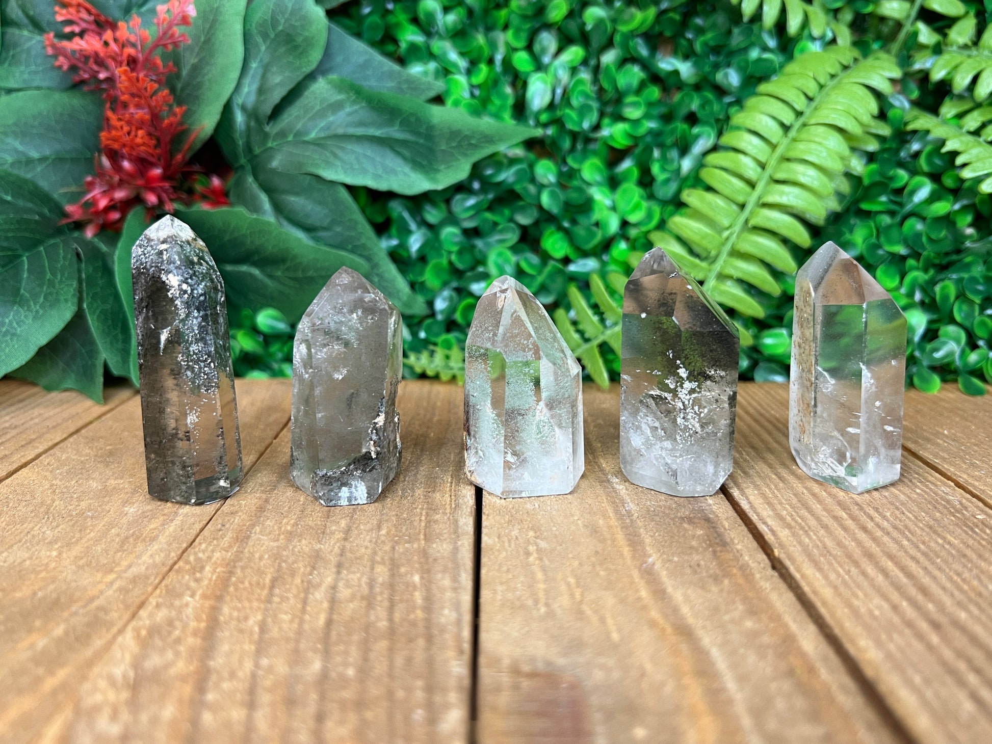 Lodolite 'Garden Quartz' Towers