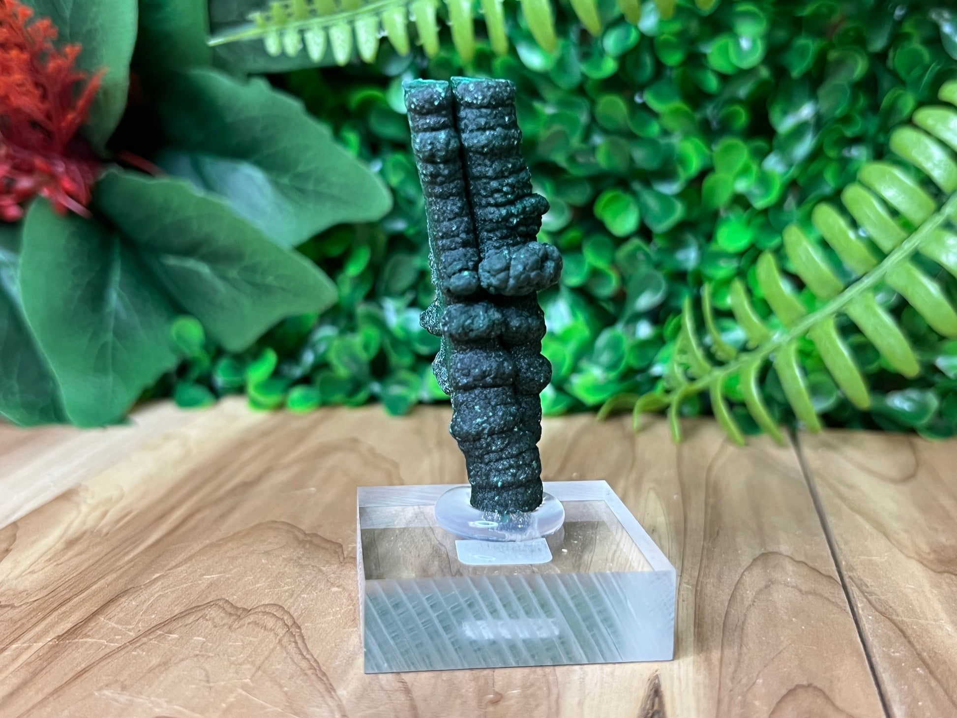 Malachite Stalactite Twin