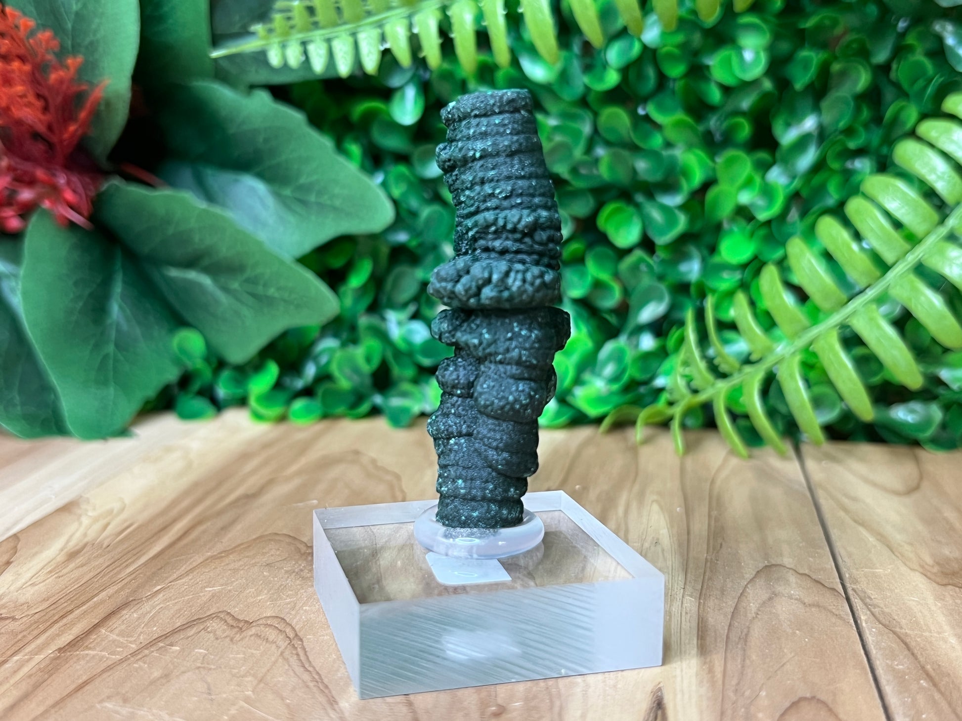 Malachite Stalactite Twin