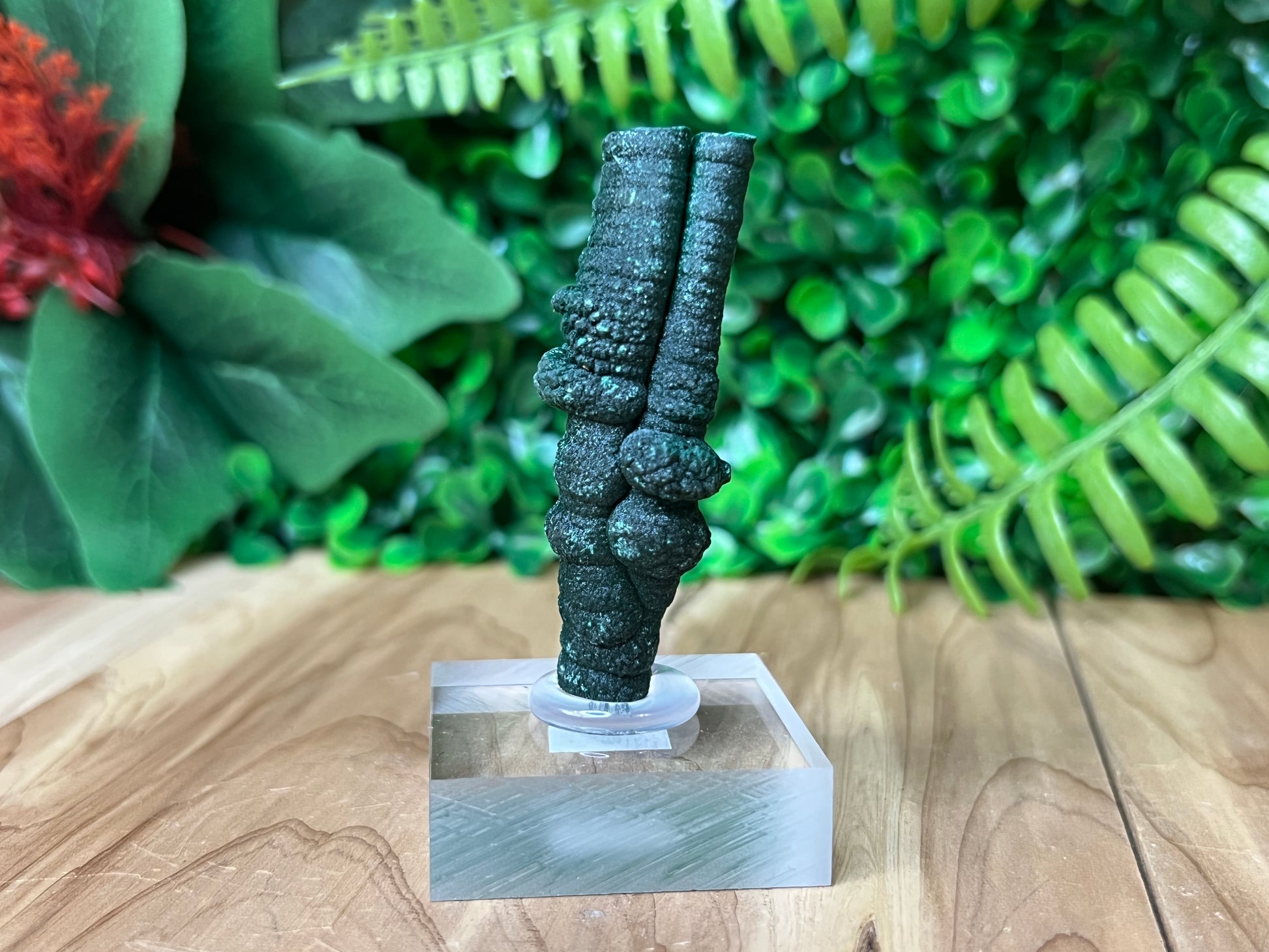 Malachite Stalactite Twin