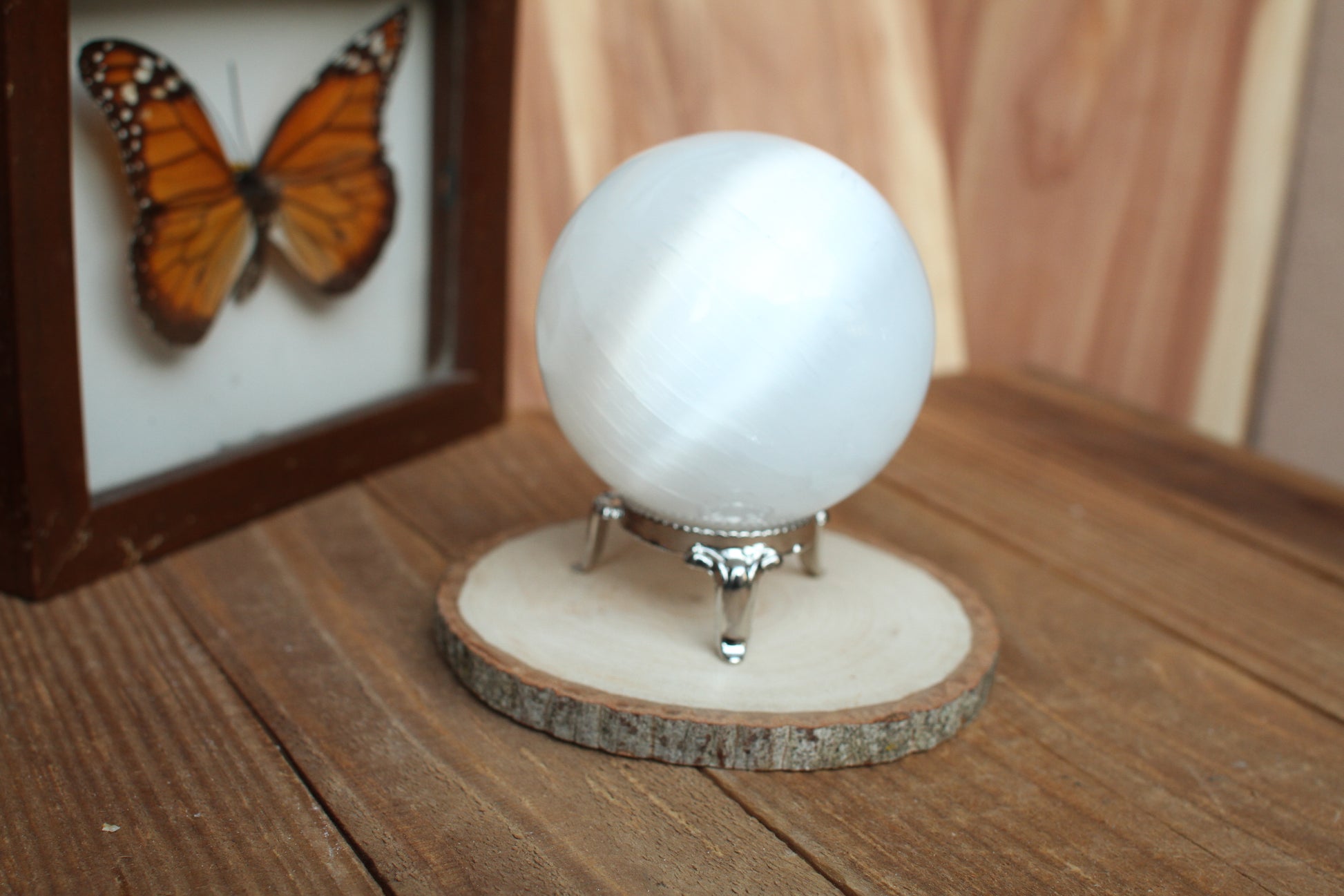 Selenite Sphere - Medium
