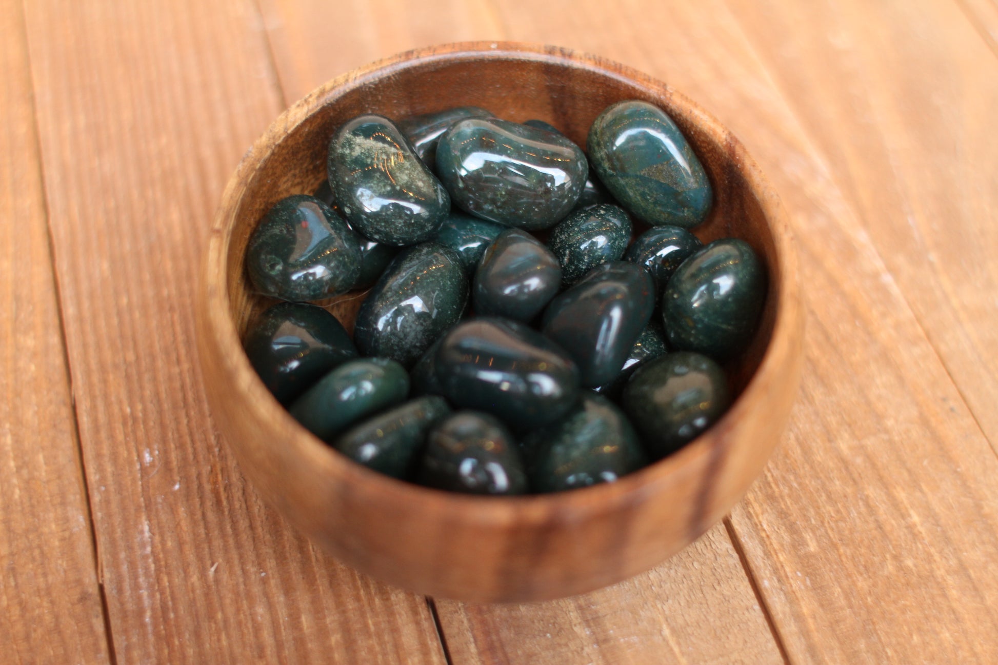 Bloodstone Tumbled Stones