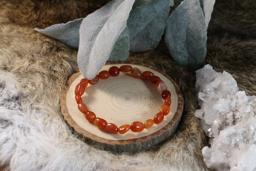 Carnelian Nugget Bracelet