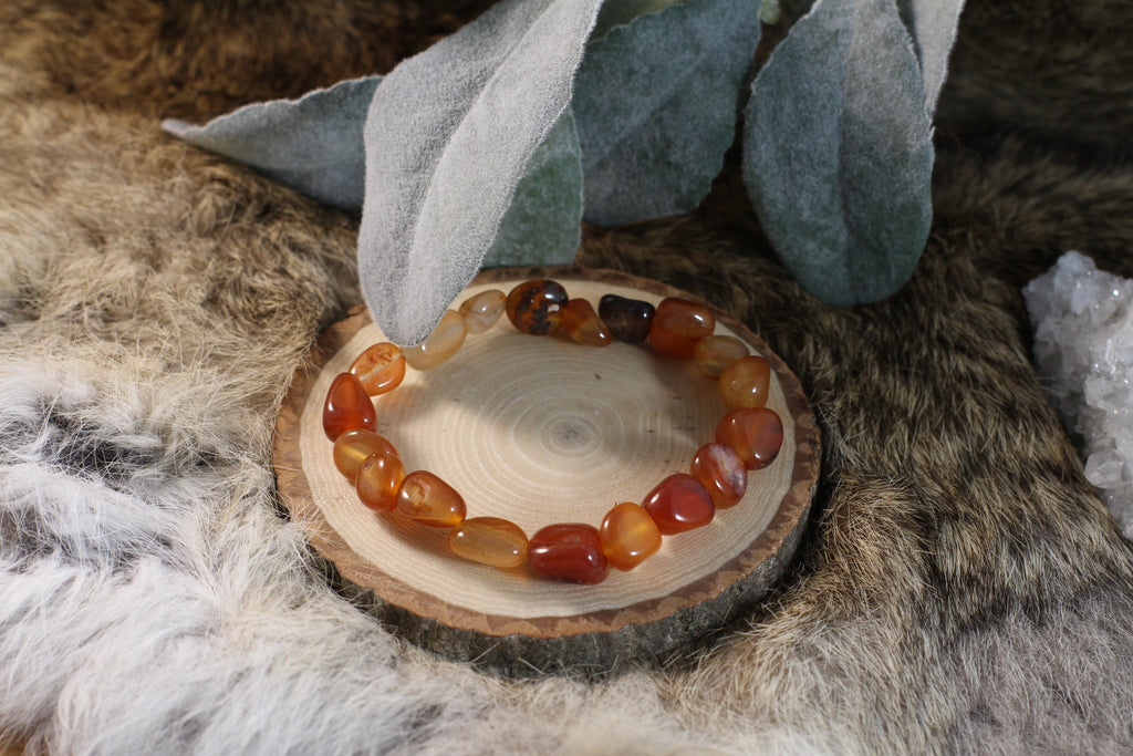 Carnelian Large Nugget Bracelet