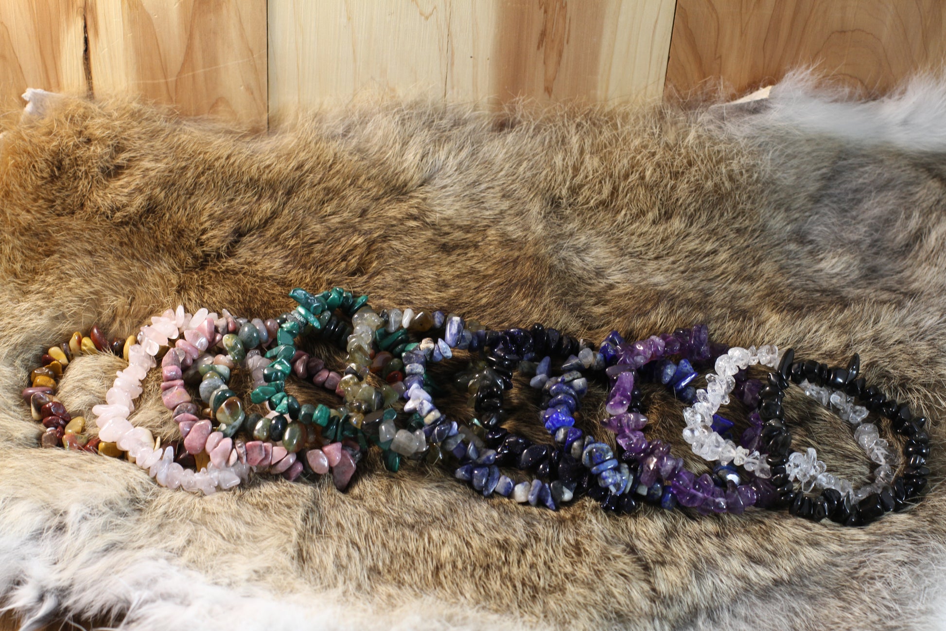 Crystal Chip Bracelets